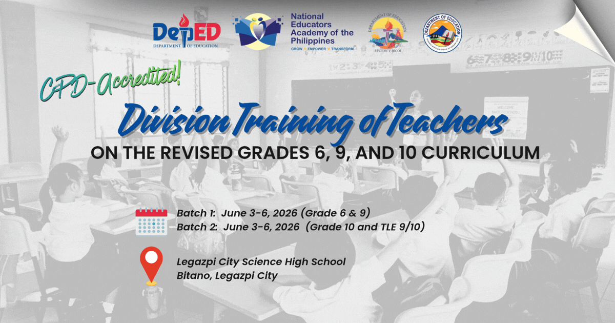 Division Training of Teachers